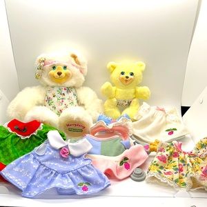 Fisher Price Merryberry Teddy Bear Bundle Clothes Accessories.
